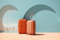 Travel suitcase baggage luggage.