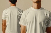 Men's t-shirt mockup psd