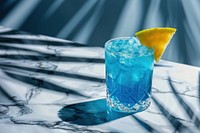 Blue hawaii cocktail beverage alcohol drink.
