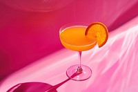 Orange cocktail beverage alcohol produce.