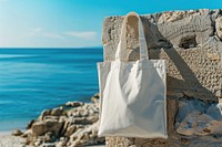 A white tote bag mockup accessories accessory handbag.