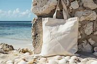 A white tote bag mockup accessories accessory handbag.