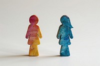 Equal Gender Balance And Parity handicraft figurine clothing.