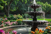 Fountain fountain garden architecture.