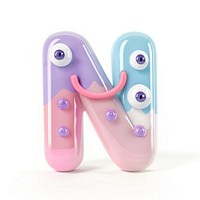 Letter N electronics toy smoke pipe.
