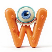 Letter w electronics rattle toy.
