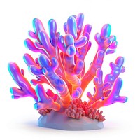Neon coral invertebrate outdoors dessert.