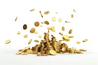 Money gold coin treasure.
