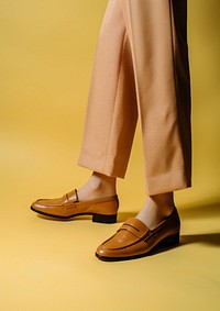 Simple loafers shoe clothing footwear apparel.