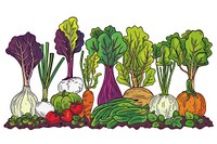 Vegetable garden produce plant food.