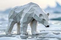 Origami wildlife outdoors elephant.