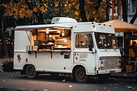 Truck transportation food truck vehicle.