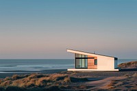 Modern house beach architecture countryside.