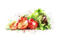 Salad produce food food presentation.