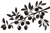Olive art graphics pattern.