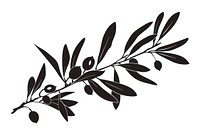 Olive silhouette art graphics.