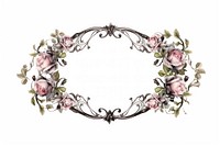 Vintage frame black roses accessories accessory furniture.