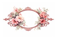 Vintage frame botanical oval accessories accessory.