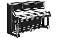 Square piano keyboard musical instrument upright piano.