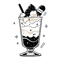 Parfait milkshake beverage smoothie.
