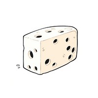 Roquefort cheese game dice disk.