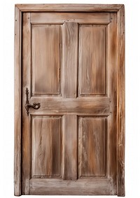 Front the door vintage wood style isolated furniture hardwood cupboard.
