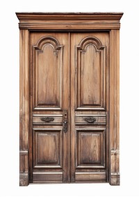 Front the door vintage wood style isolated furniture cupboard hardwood.