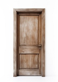 Front the door simple minimal wood style isolated furniture cupboard hardwood.