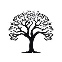 Tree silhouette art illustrated drawing.