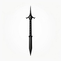 Sword silhouette weaponry dagger blade.