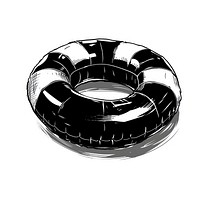Jacuzzi water tire tub.