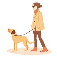 Blind woman and guide dog accessories accessory clothing.