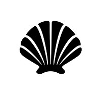 Shell silhouette clip art invertebrate seashell clothing.