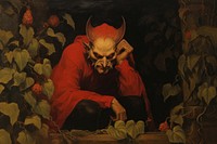 Devil painting art man.
