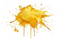 A gold Drop Splash powder stain.