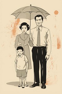 Asian family accessories publication illustrated.