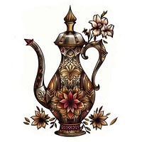 Arabic coffee pot cookware pottery teapot.