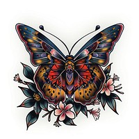 A butterfly invertebrate graphics pattern.