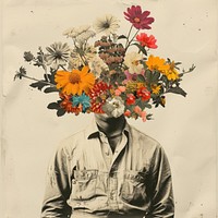 Psychopath person flower photo.