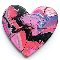 Acrylic pouring broken heart accessories accessory clothing.