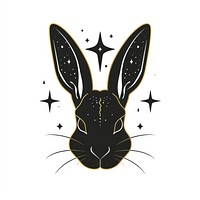Easter bunny silhouette animal mammal.