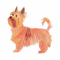Yorkshire terrier illustration