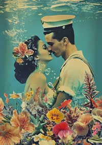 Kiss flower sea photography.