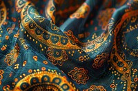Indian pattern fabric paisley person human.