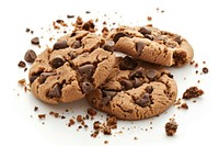 Cookie crumbs confectionery chocolate biscuit.