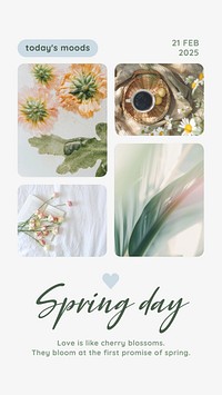 Minimal Spring photo collage