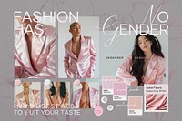 LGBTQ fashion mood board  collage