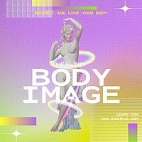 Body image Instagram post template