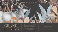 Grand opening blog banner template