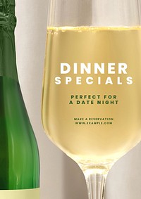 Dinner specials   poster template